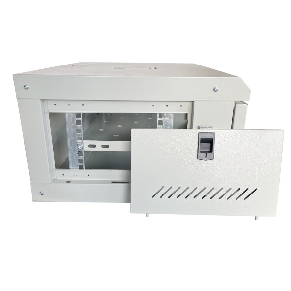 Шафа серверна настінна GEAR 4U 19'' 600x450x240 Сіра (GWMSN-4U-600-450G)