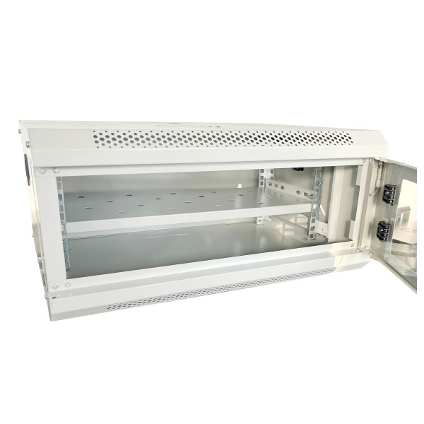Шафа серверна настінна GEAR 4U 19'' 600x450x240 Сіра (GWMSN-4U-600-450G)