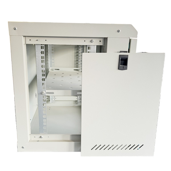 Шафа серверна настінна з полицею GEAR 9U 19'' 600x450x450 Сіра (GWMSN-9U-600-450G)
