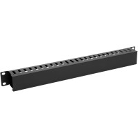 Органайзер кабельний GEAR горизонтальний з кришкою 19"(GO-1U19P)
