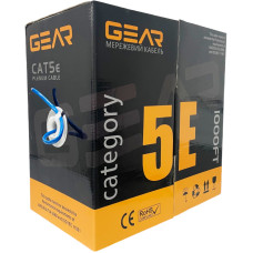 Мережевий кабель FTP 305m cat.5e CCA (25%) 4 pairs 0.51mm + Al foil + BLUE (GEC-FTPCCA25051305)