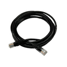 Патч-корд GEAR CAT.6 UTP CCA 24AWG 0.5 м чорний (GPC-UTPC6CCARJ45-0.5B)