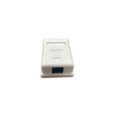 Розетка компьютерная GEAR 1xRJ 45 CAT.5E (липучка та шуруп у комплекті) (GCS-SOCKET1RJ45C5E)